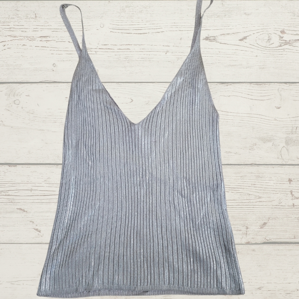 Silence + Noise Knitted Tank Top SZ S
